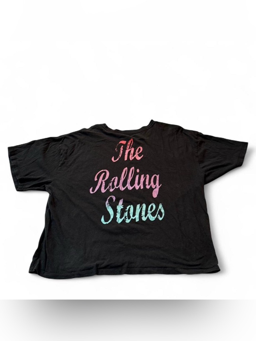 The Rolling Stones Multi colored Black Graphic Tee with signature logo - Picture 6 of 6